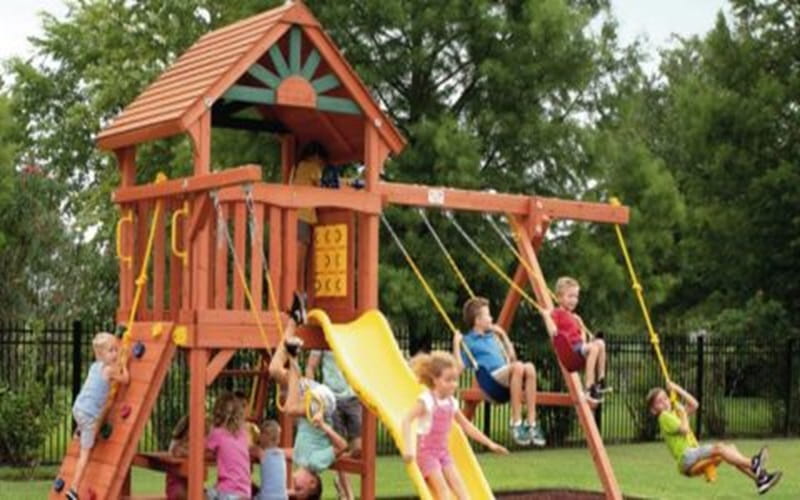 Right Wooden Playground for a Texas Backyard